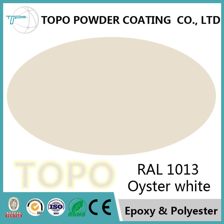 RAL 1013 Oyster White Powder Coat, Lớp phủ Epoxy nguyên chất cho Kệ thép