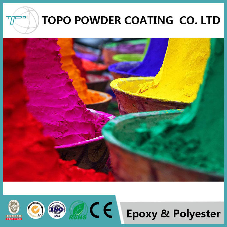 RAL 1021 Colza Yellow Pure Epoxy Powder Coating Hiệu suất cơ cao