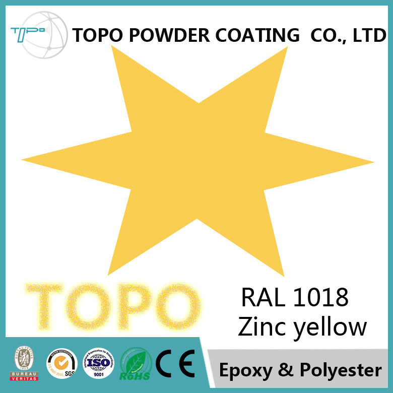 Tiết kiệm năng lượng Epoxy Polyester Sơn bột cho đồ gia dụng / Đồ gỗ RAL 1018 Màu