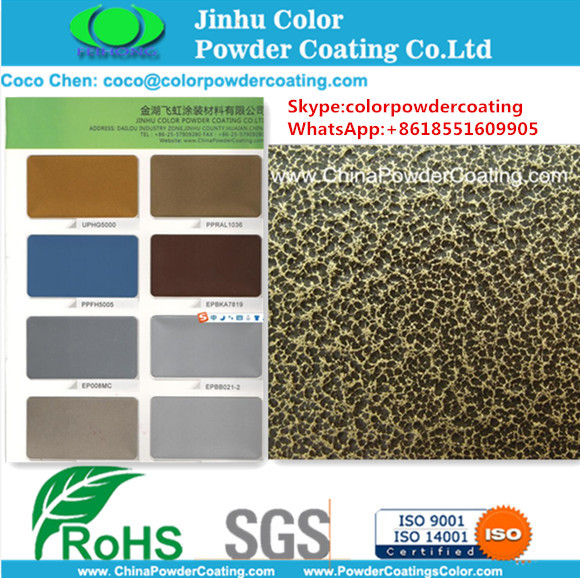 Ral Color Gloss Epoxy Polyester Powder Coating Kết cấu mịn