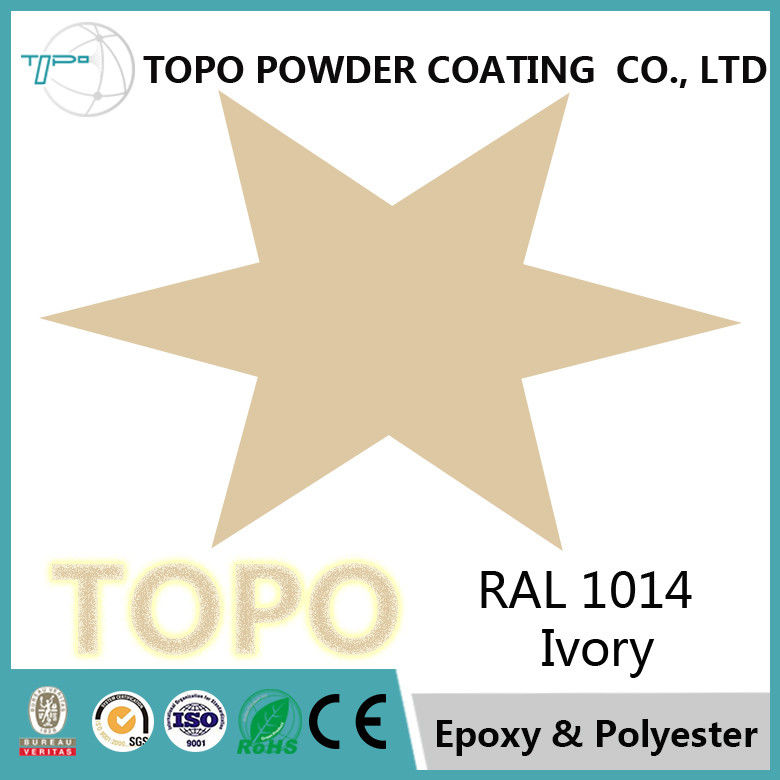 RAL 1014 Ivory Epoxy Polyester Powder Coating Đối với vỏ điện tử